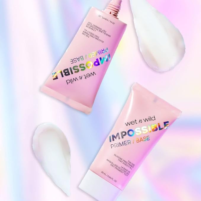 wet n wild Prime Focus Impossible Primer, Clear, Hydrating Matte Finish, 0.84 Fl Oz