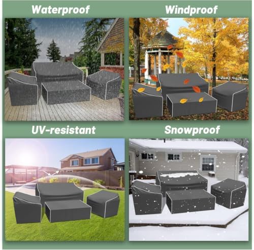 Gasadar Patio Furniture Covers 4-Piece Set - Image 5