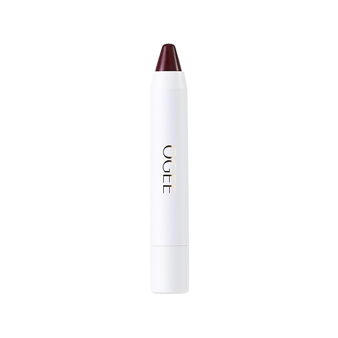 Ogee Tinted Sculpted Lip Oil - Lip Stain Made with 100% Organic Coconut Oil, Jojoba Oil, and Vitamin E - Best as Lip Balm, Lip Color or Lip Treatment - DAHLIA