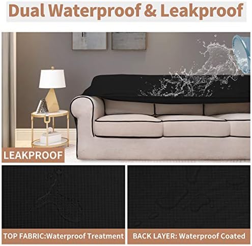 Easy-Going 100% Waterproof Couch Cover, 3 Cushion Oversized Sofa Cover - Image 3