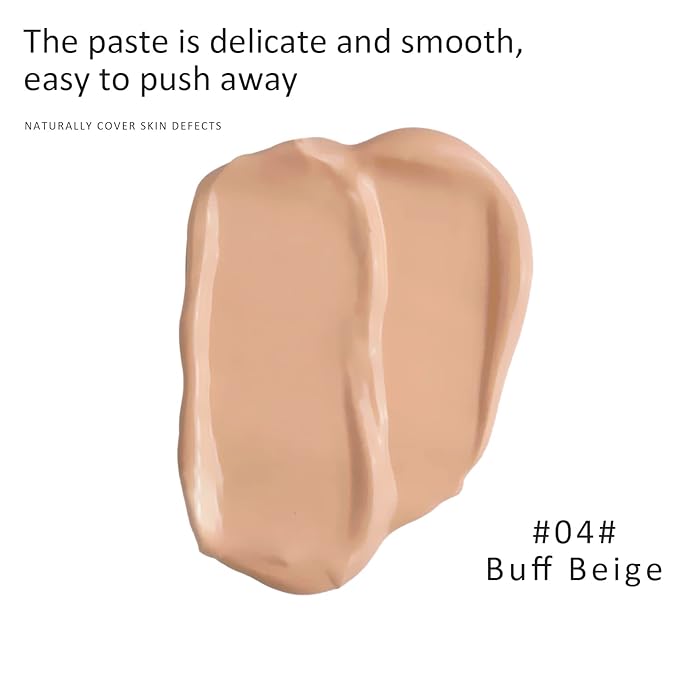 Ownest 2 Pcs Mushroom Head Air Cushion BB Cream, Concealer Lasting Nude Makeup Moisturizing Pigment CC Liquid Foundation, Even Skin Tone Makeup Base Primer-Buff Beige