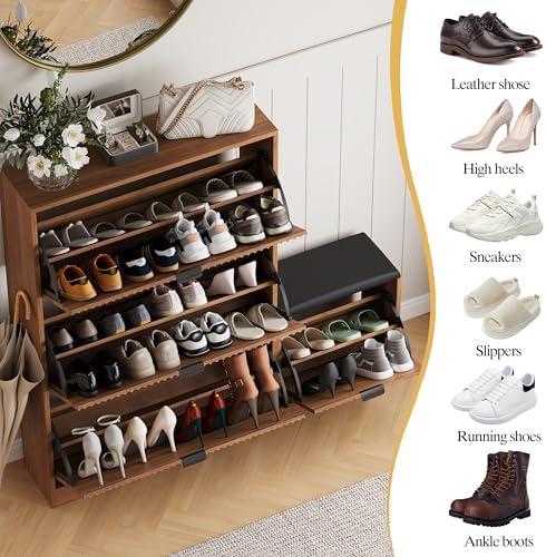 HUANLEGO Shoe Cabinet Storage for Entryway - Image 4