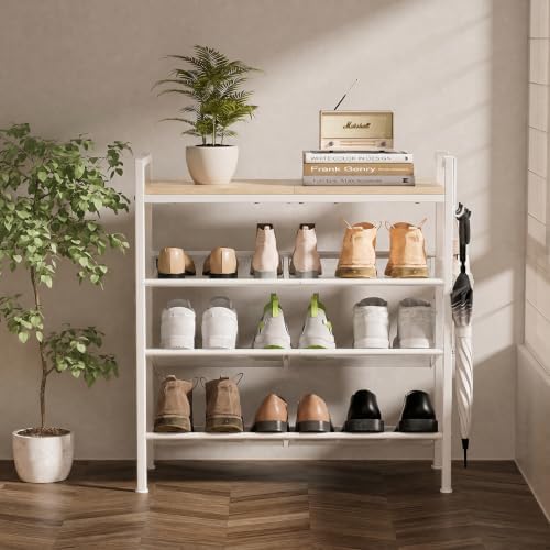 4 Tier Shoe Rack, Shoe Rack for Entryway - Image 4