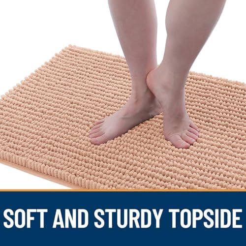 OLANLY Dog Door Mat for Muddy Paws 36x24, Extra Absorbent Chenille Mud Mat - Image 3