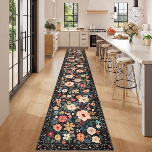 DUKINO 2x12 Washable Runner Rug, Non Slip Long Kitchen Runner Rug - Image 3