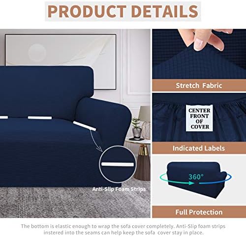 Easy-Going 100% Waterproof Couch Cover, 3 Cushion Couch Slipcover - Image 4