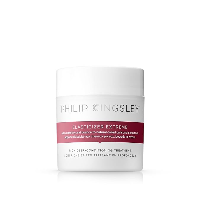 PHILIP KINGSLEY Elasticizer Extreme Deep-Conditioning Hair Mask Repair Treatment for Dry Curly Hair and Over-Processed or Damaged Hair Deeply Conditions, Adds Bounce and Shine, 5.07 oz
