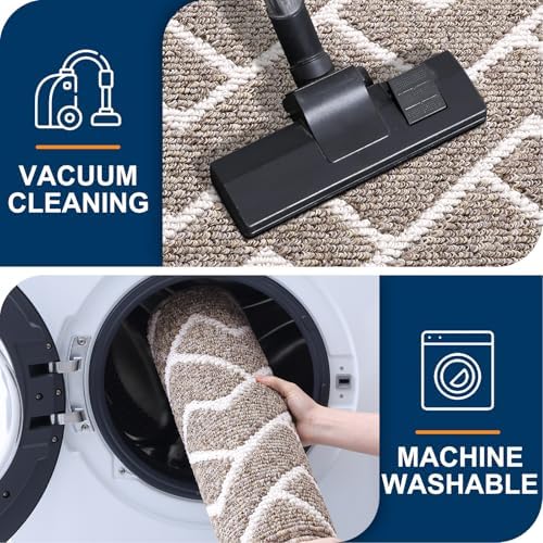 OLANLY Front Door Mat 59x35, Low-Profile Easy Clean Doormat - Image 5