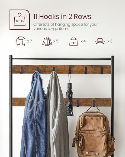 VASAGLE Coat Rack, Hall Tree - Image 4