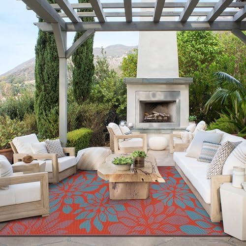 GENIMO Outdoor Rug, Waterproof Plastic Rugs - Image 3