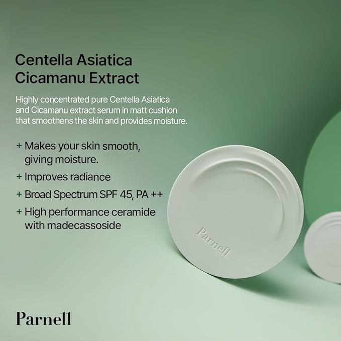 Parnell Cicamanu Serum In Matte Cushion (#19 Porcelain, 15g)