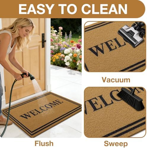 OLANLY Front Door Mat 71x47, Low Profile Doormat - Image 6