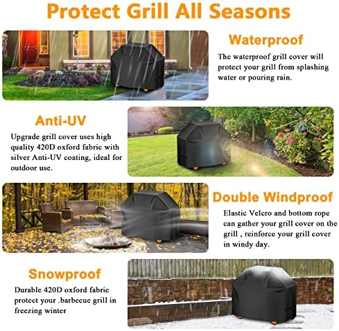 Aoretic Grill Cover, 44inch BBQ Gas Cover - Image 6
