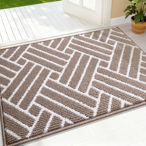 OLANLY Indoor Door Mat 32x20, Low-Profile Dirt Resistant Doormat by OLANLY