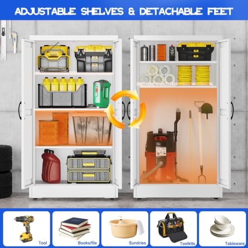 GAIOUS 43.3'' Tall Kitchen Pantry Cabinet - Image 3