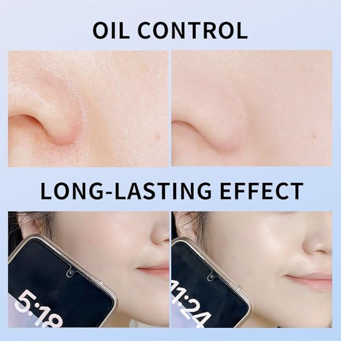 Oil Control Face Pressed Powder, Matte and Smooth Translucent Powder Setting Powder Makeup, Waterproof Long Lasting Finishing Face Powder, Cruelty-free(#02 NATURAL BEIGE)