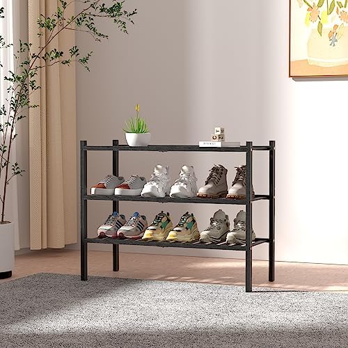 ROMGUAR CRAFT 3 Tier Bamboo Shoe Rack - Image 2