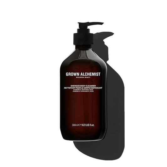 Grown Alchemist Energize Body Cleanser, Chamomile, Bergamot & Rose Body Cleanser. Gentle Body Wash that Hydrates and Cleanses Skin (300 ml).
