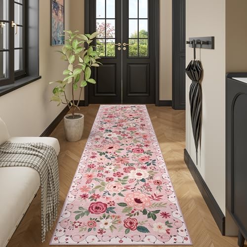 DUKINO 2.6x10 Runner Rug for Hallway, Washable Kitchen Rugs Non Slip - Image 5