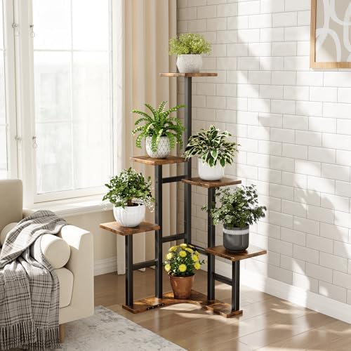 Yzosvki Corner Plant Stand Indoor 6 Tiered Corner Plant Shelf - Image 2