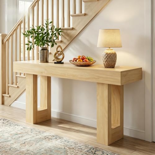 DUMOS 63" Long Narrow Farmhouse Console Table by DumosLifestyle
