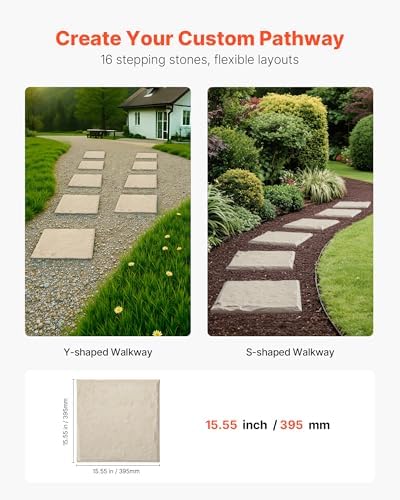VEVOR Garden Stepping Stones, Decorative Stepping Stones - Image 6