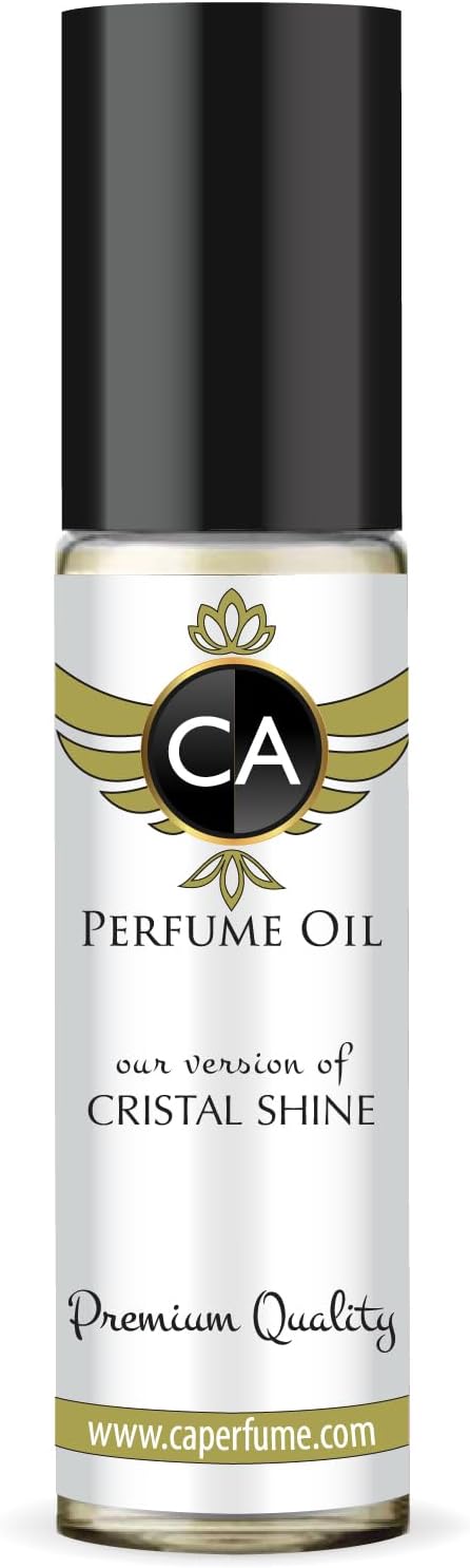 CA Perfume Impression of Cristal Shine for Women Fragrance Dupes Body Oil Roll-On 0.3 Fl Oz/10ml-X1