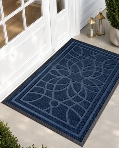 DEXI Front Door Mat Outside Entrance 3x5, Heavy Duty Non Slip by DEXI