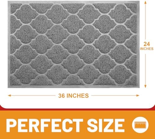 Cosyearn Door Mat, Indoor Outdoor Front Entryway Doormat - Image 2