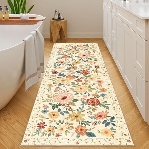 DUKINO 2.6x8 Hallway Runner Rug, Washable Runner Rug Non Slip - Image 6