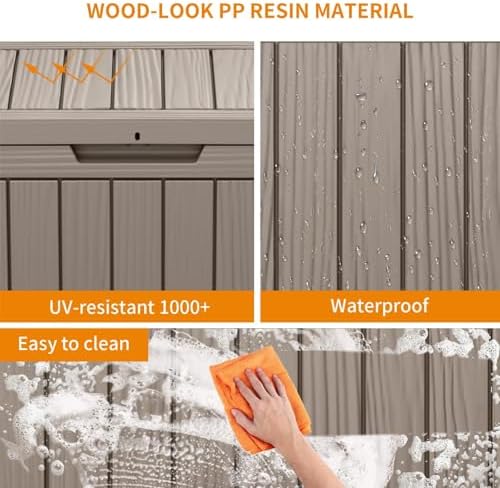 DRATO 50 Gallon Resin Outdoor Storage Box - Image 4
