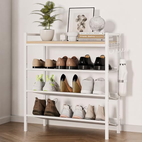 4 Tier Shoe Rack, Shoe Rack for Entryway - Image 5