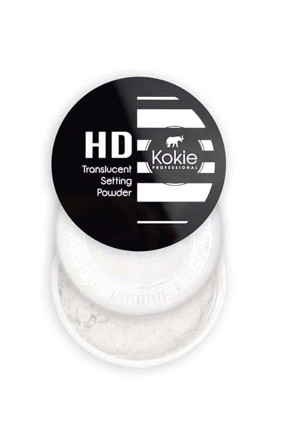Kokie Cosmetics Setting Powders, HD Setting Powder - Colorless, 0.18 Ounce