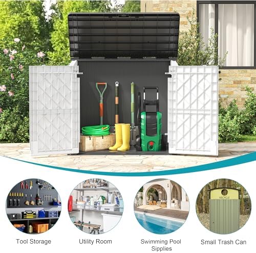 Outdoor Horizontal Storage Cabinet Box 36 Cu Ft - Image 2