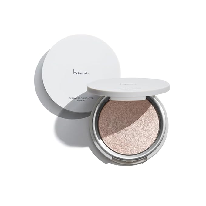 heme Glowy Highlighter Compact 5.5g (01 Rosy Dew)