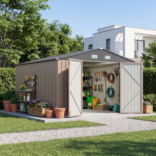 Patiowell 10x14 FT Outdoor Storage Shed by Patiowell