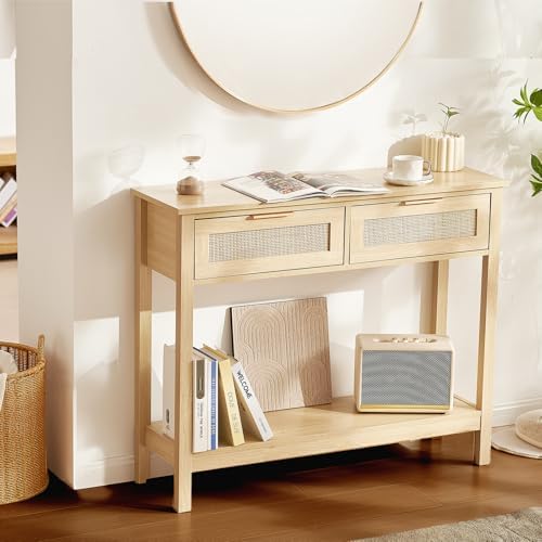 VEVOR Rattan Console Table by VEVOR