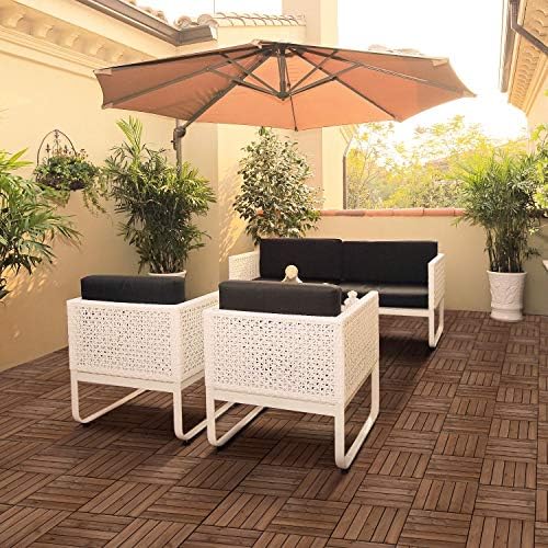 Yaheetech 110PCS Interlocking Deck Tiles Outdoor Patio Floor - Image 3