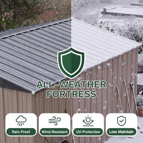 Patiowell 10x14 FT Outdoor Storage Shed - Image 4