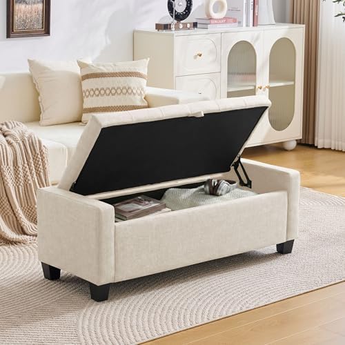 Huatean Home 43" Ottoman with Storage - Image 5