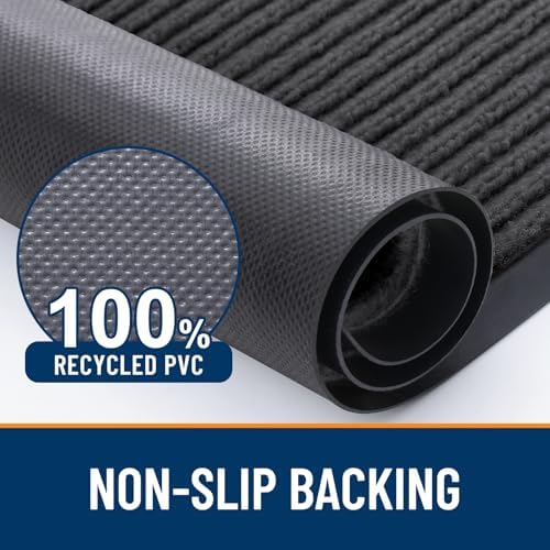 OLANLY 2-Pack Front Door Mats 59x34, Waterproof Heavy-Duty Doormats - Image 3