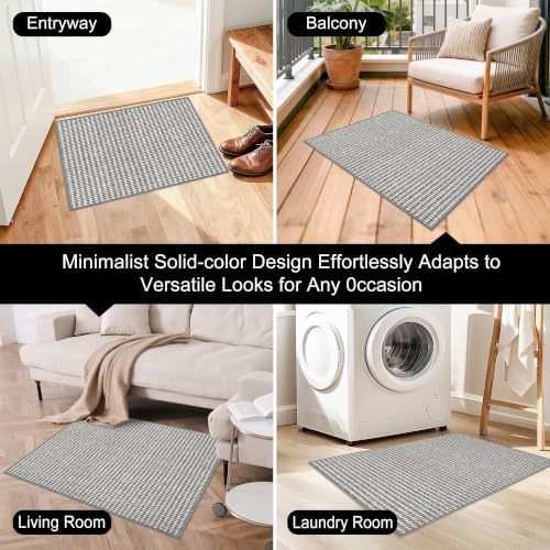 Ultra Thin Door Mat 20"x 32", Non-Slip Entrance Rugs - Image 7