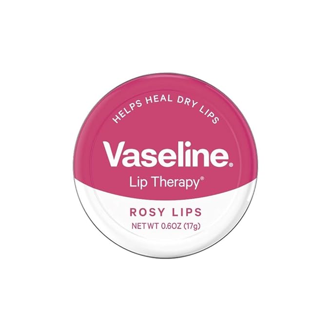 Vaseline Lip Therapy Petroleum Jelly 20g With Rose & Almond Oil Rosy Lips