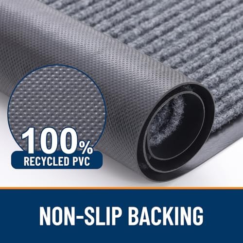 OLANLY 2-Pack Front Door Mats 47x23, Waterproof Heavy-Duty Doormats - Image 3
