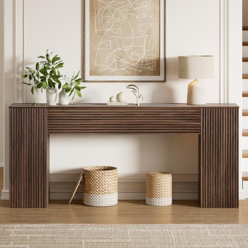 FABATO 70.8” Fluted Long Console Table - Image 3