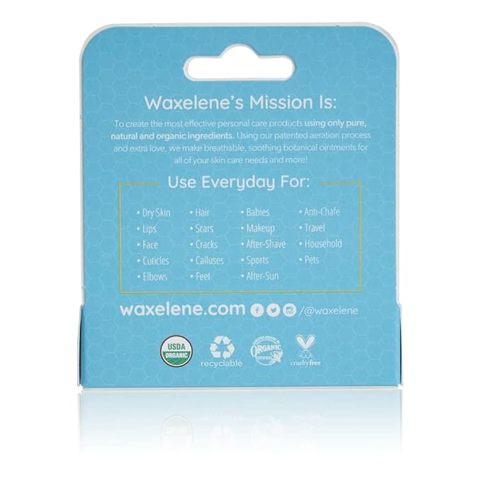 Waxelene Multi-Purpose Ointment, Organic, Lip Tube, Single