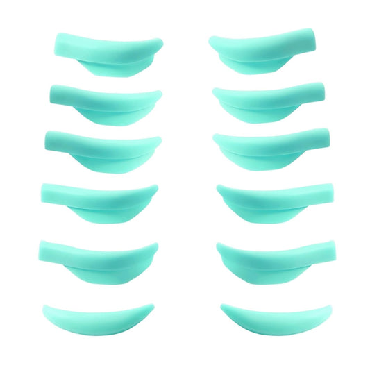 Eyelash Lift Pads Lash Lift Rods Green Eyelash Perm Silicone Pads 9 Sizes 18 Piece Reusable Soft Lash Lift Shields for Different Length Eyelashes Perfect Lifting