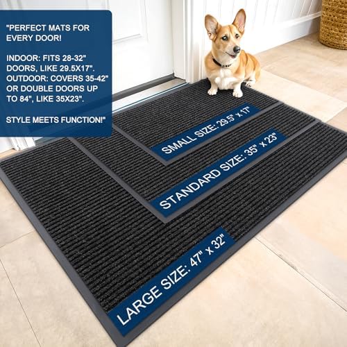 OLANLY Front Door Mat 71x30, Waterproof Heavy-Duty Indoor Outdoor Doormat - Image 2