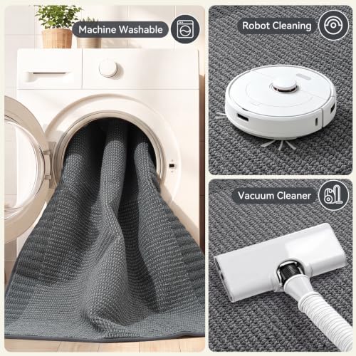 2x8 Hallway Kitchen Runner Rug Non Slip Washable - Image 5