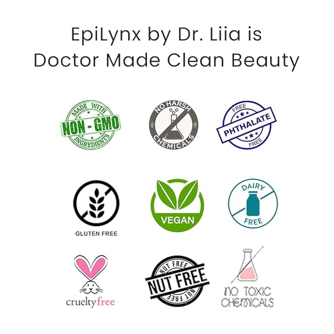 Fun Colors Vegan Lip Balm - Lightweight, Moisturizing Formula for Hydration and Long Lasting Wear - Allergen Free for Sensitive Skin - Mysterious Shimmer EPILYNX by Dr. Liia